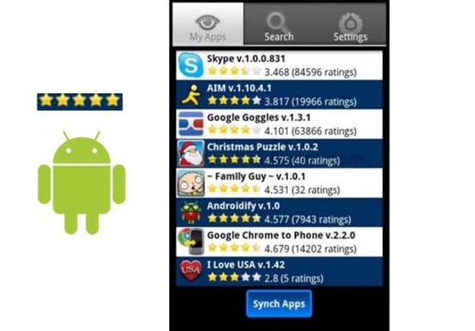 write 5 positive reviews on your Android App